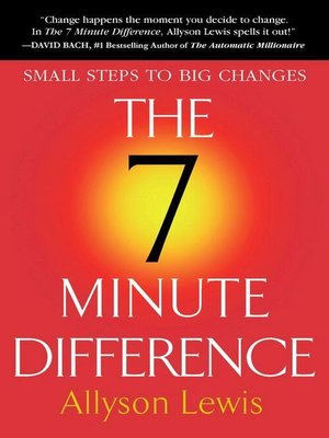 cover image of The 7 Minute Difference